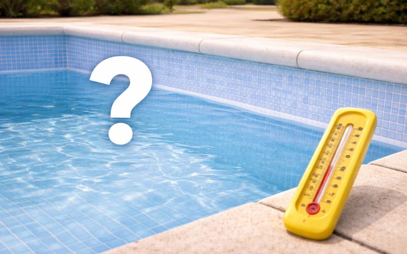 ¿Cuánto baja el agua de una piscina por evaporación?
