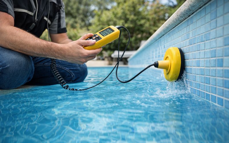 detección fugas piscina equipo profesional
