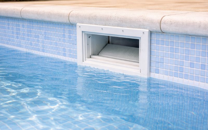 reparación skimmer piscina solución fuga