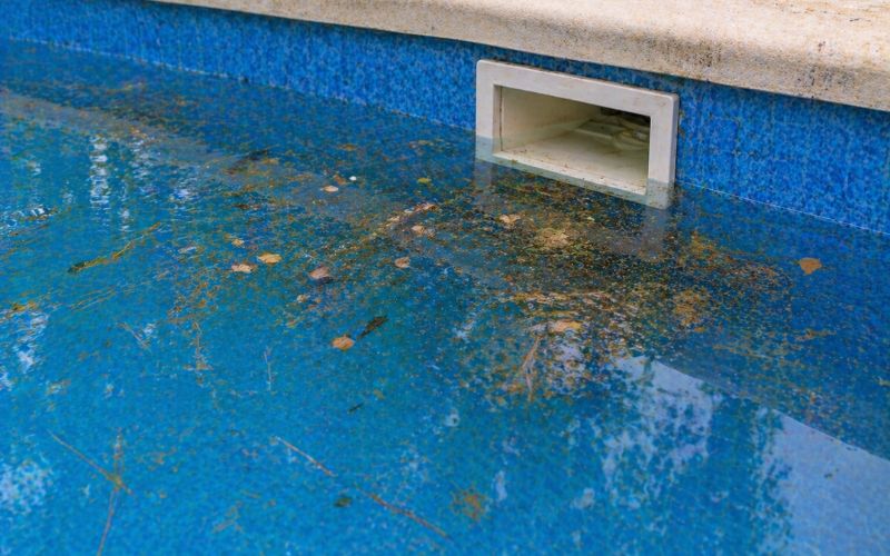 skimmer piscina no aspira superficie sucia