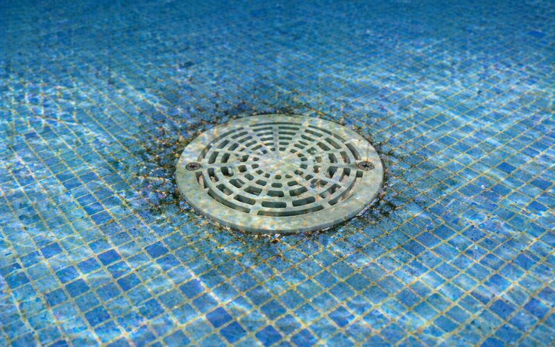 sumidero piscina posible fuga