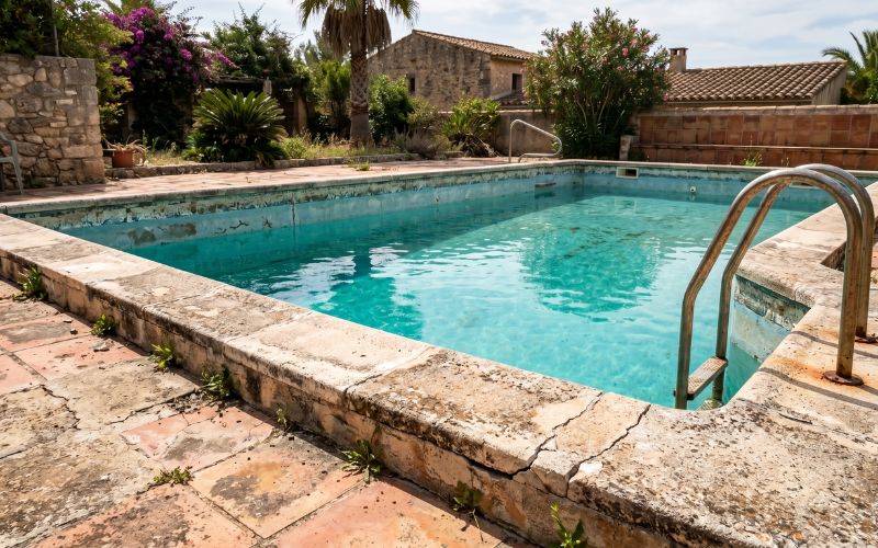 piscina empieza a dar problemas